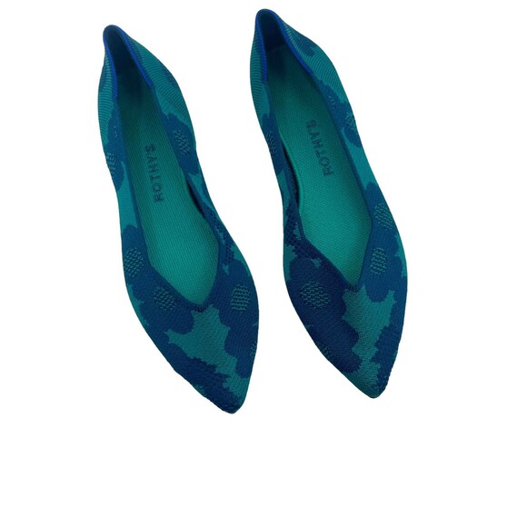 ROTHY'S The Point Comfy Pointed-Toe Knit Upper Slip-on Flats Size 10.5 NWOB - Picture 5 of 10